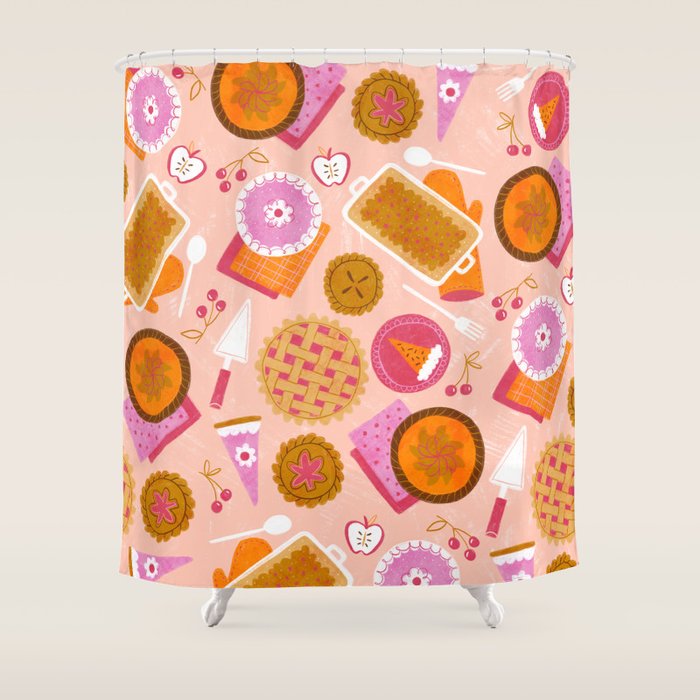Pie Party Shower Curtain Gallery Image 1