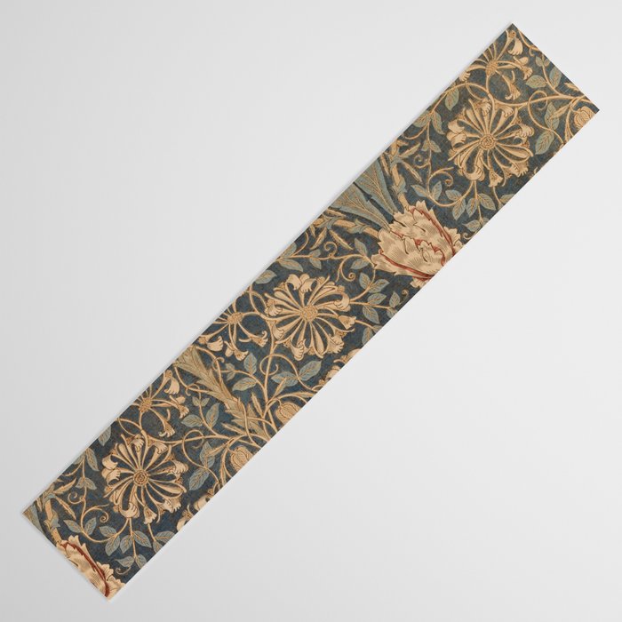 Honeysuckle (1876) by William Morris, Abstract II Antique Vintage Victorian Jugendstil Art Nouveau Table Runner Gallery Image 3