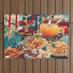 The Feast Outdoor Rug Gallery Image 1