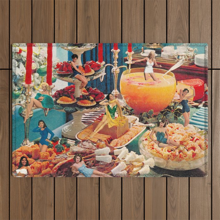 The Feast Outdoor Rug Gallery Image 1