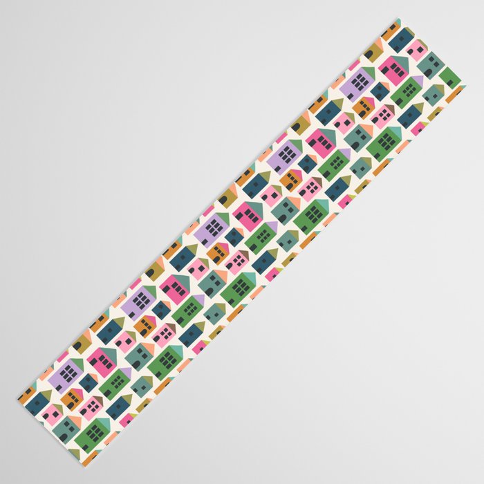 Happy Houses - Multi-colored Table Runner Gallery Image 3