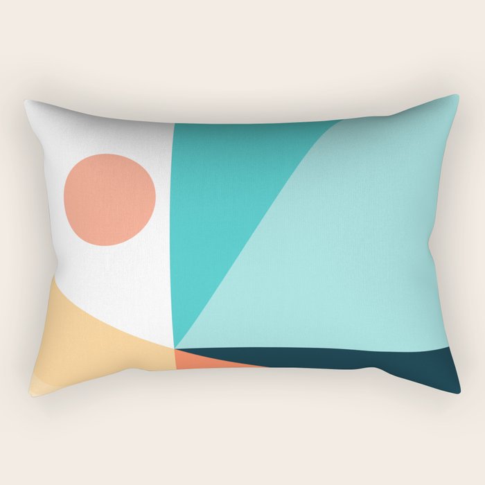 Geometric 1709 Rectangular Pillow Gallery Image 1