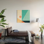 Geometric 1709 Wood Wall Art Gallery Image 2