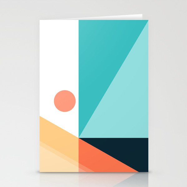 Geometric 1709 Stationery Card Gallery Image 2