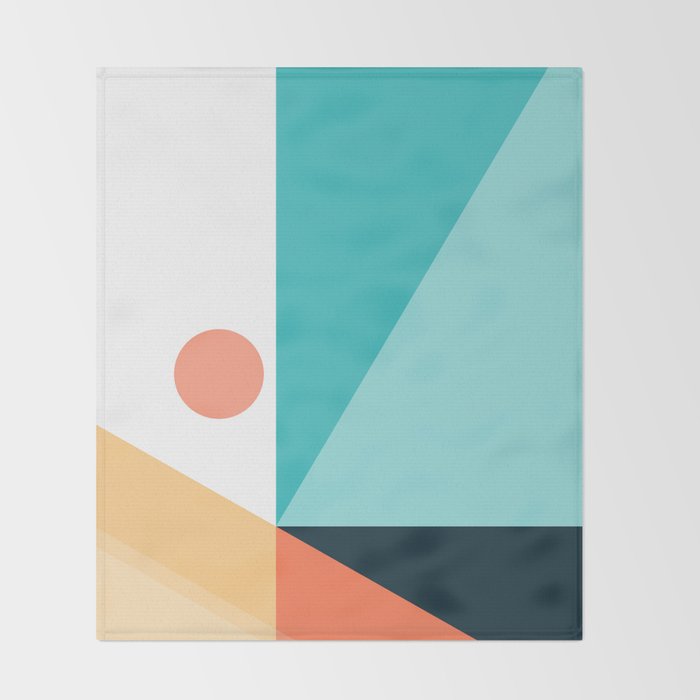 Geometric 1709 Throw Blanket Gallery Image 2