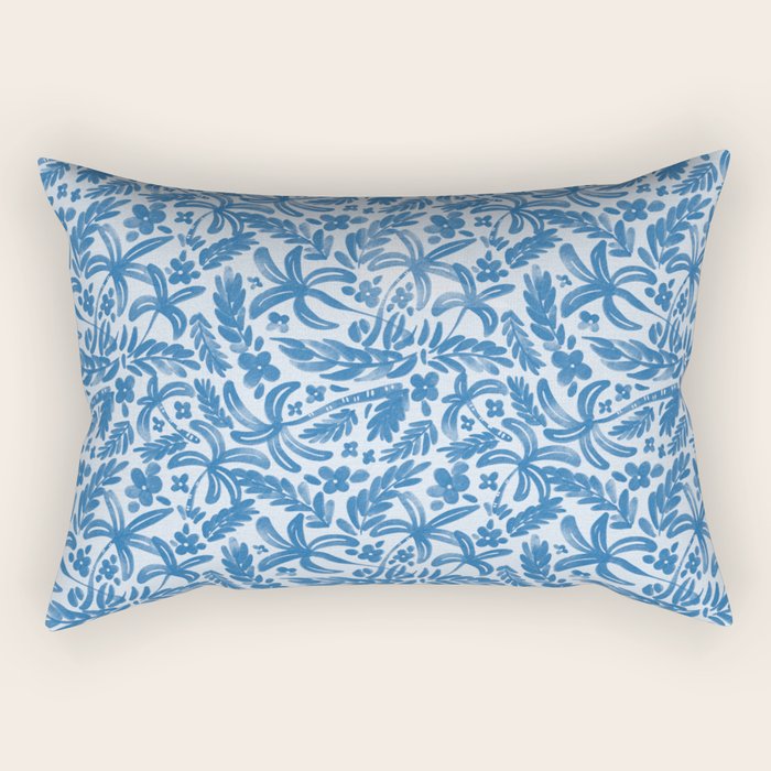 Tropical Palms Breeze Rectangular Pillow Gallery Image 1