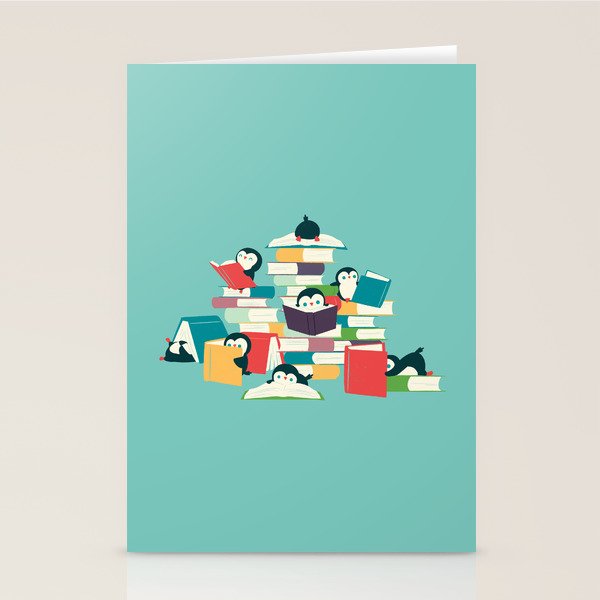 Reading Penguins Stationery Card Gallery Image 2
