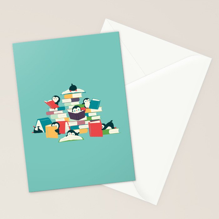 Reading Penguins Stationery Card Gallery Image 2