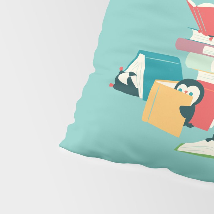 Reading Penguins Pillow Sham Gallery Image 4