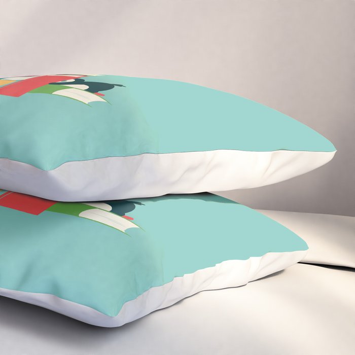 Reading Penguins Pillow Sham Gallery Image 3