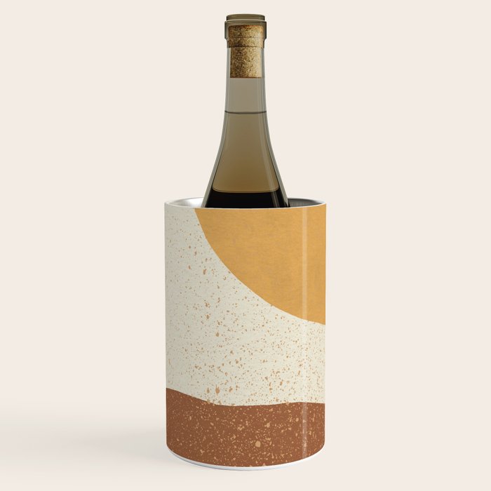 Minimalist Painting - Gold Brown Wine Chiller Gallery Image 1