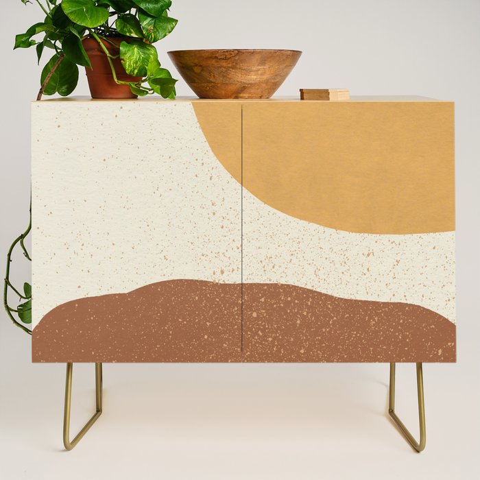 Minimalist Painting - Gold Brown Credenza Gallery Image 1