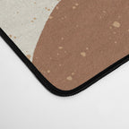 Minimalist Painting - Gold Brown Desk Mat Gallery Image 4