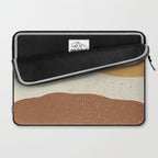 Minimalist Painting - Gold Brown Laptop Sleeve Gallery Image 2