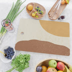 Minimalist Painting - Gold Brown Cutting Board Gallery Image 2