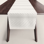 Elysian XVII Grey White Table Runner Gallery Image 1
