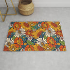 70s Retro Floral - Bold Rug Gallery Image 1