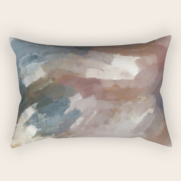 Organic Earth Palette Rectangular Pillow Gallery Image 2
