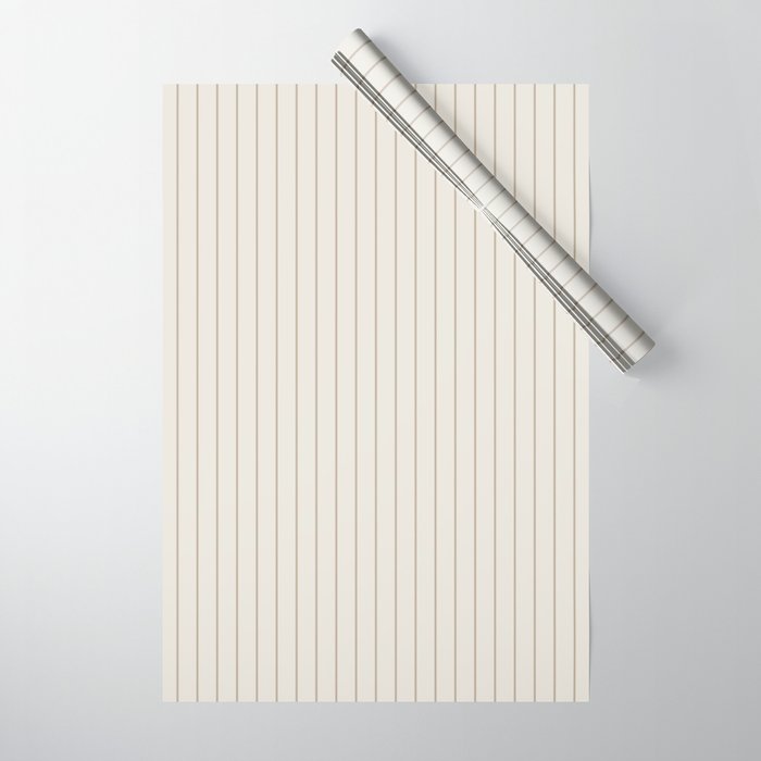 Minimal Arch XI Natural Neutral Modern Geometric Lines Wrapping Paper Gallery Image 1