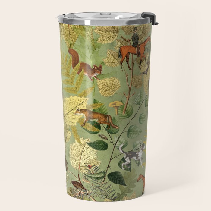 Horseback Riding In The Woods Travel Mug Gallery Image 2