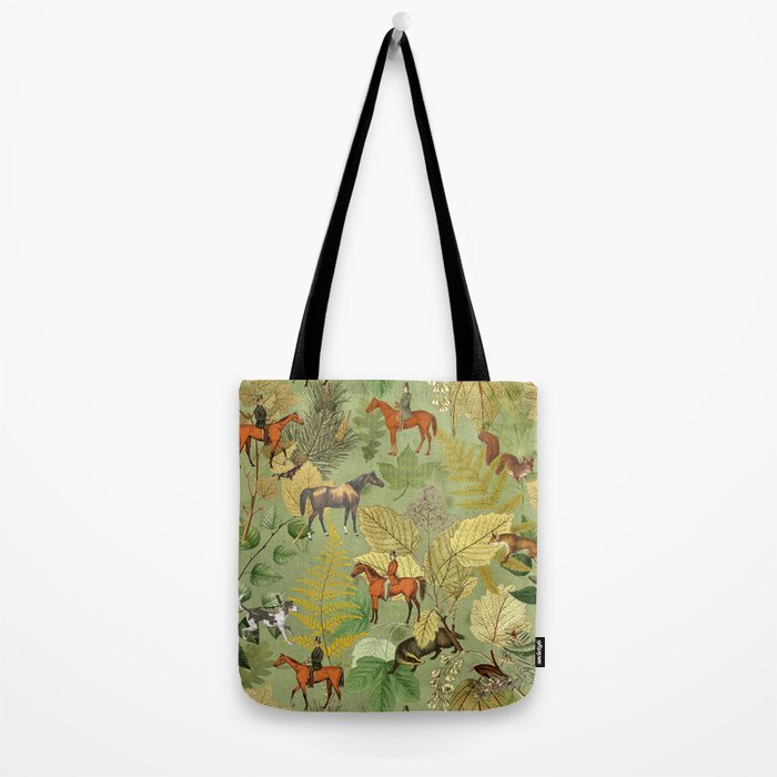 Horseback Riding In The Woods Tote Bag Gallery Image 2
