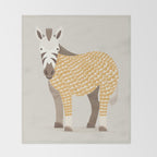 Whimsical Zebra Throw Blanket Gallery Image 2
