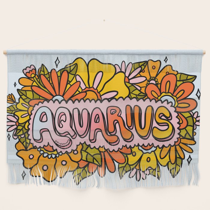 Aquarius Flowers Wall Hanging Gallery Image 1