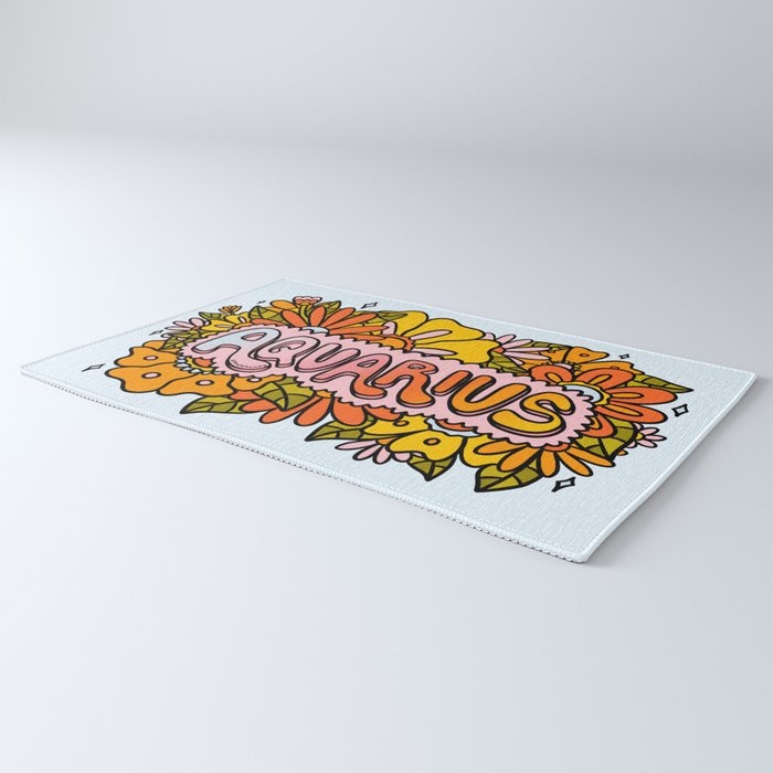 Aquarius Flowers Rug Gallery Image 3