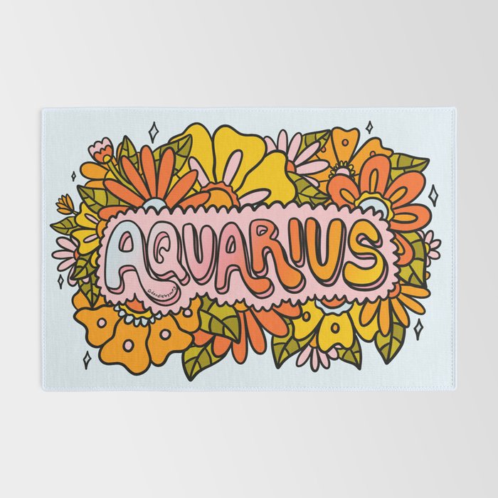 Aquarius Flowers Rug Gallery Image 2