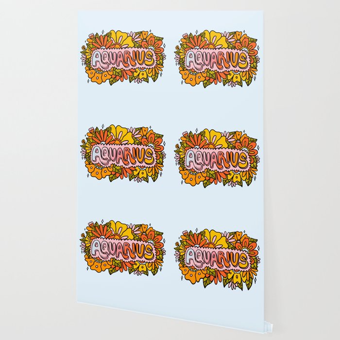 Aquarius Flowers Wallpaper Gallery Image 2