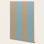 Sky Blue Taffy Stripes Wallpaper Gallery Image 2