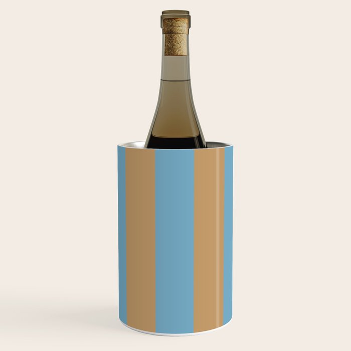 Sky Blue Taffy Stripes Wine Chiller Gallery Image 1