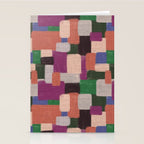 Woven Color Blocks - Modern Craft Texture Stationery Card Gallery Image 2
