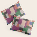 Woven Color Blocks - Modern Craft Texture Pillow Sham Gallery Image 3