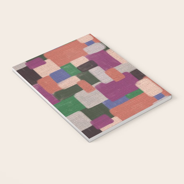 Woven Color Blocks - Modern Craft Texture Notebook Gallery Image 3