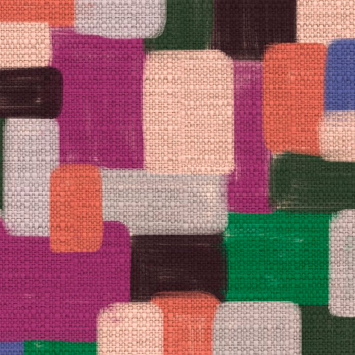 Woven Color Blocks - Modern Craft Texture Coffee Mug Gallery Image 2