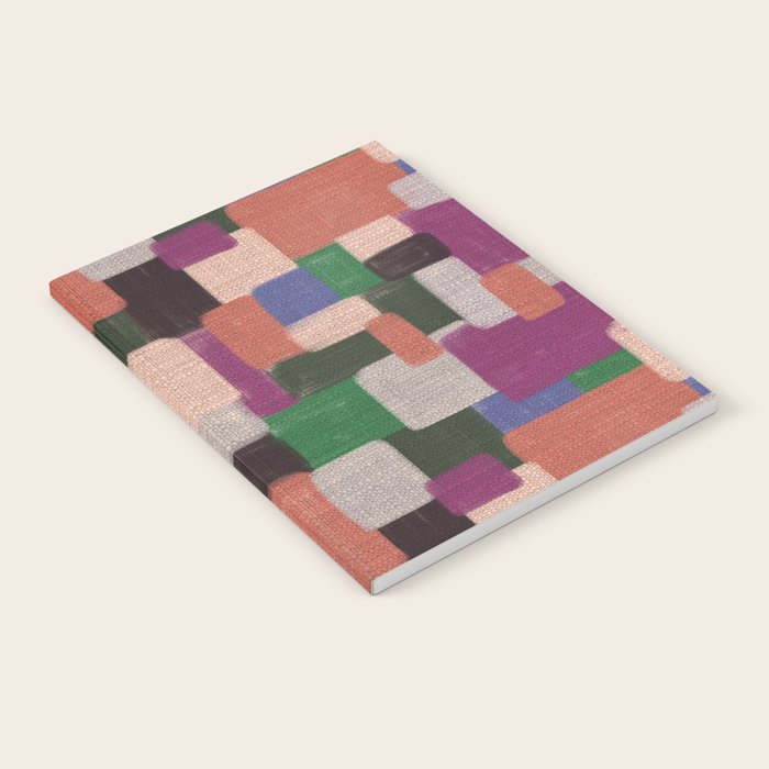 Woven Color Blocks - Modern Craft Texture Notebook Gallery Image 2