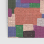 Woven Color Blocks - Modern Craft Texture Poster Gallery Image 3