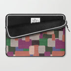 Woven Color Blocks - Modern Craft Texture Laptop Sleeve Gallery Image 2