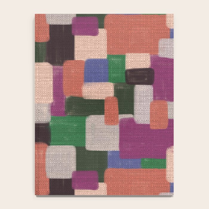 Woven Color Blocks - Modern Craft Texture Notebook Gallery Image 4