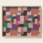 Woven Color Blocks - Modern Craft Texture Serving Tray Gallery Image 1
