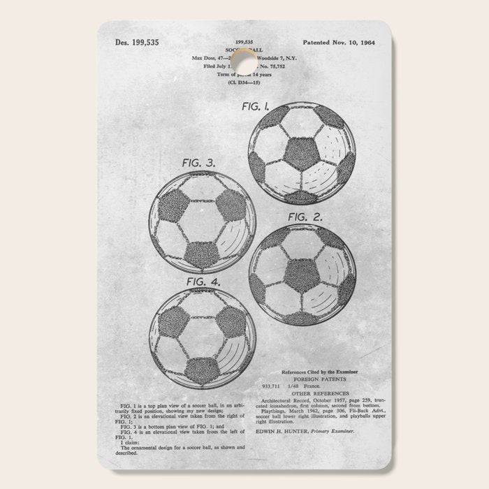 Soccer Ball Cutting Board Gallery Image 1