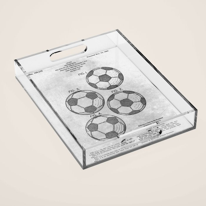 Soccer Ball Acrylic Tray Gallery Image 1