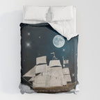 the pirate ghost ship Duvet Cover Gallery Image 6