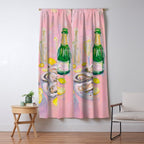 Oysters and Champagne Celebration Window Curtain Gallery Image 5