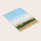 Peaceful Wheat Harvest Evening Notebook Gallery Image 3