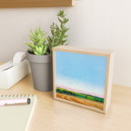 Peaceful Wheat Harvest Evening Mini Art Print Gallery Image 2