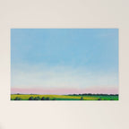 Peaceful Wheat Harvest Evening Welcome Mat Gallery Image 1