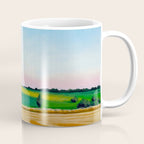 Peaceful Wheat Harvest Evening Coffee Mug Gallery Image 1