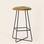 Golden Embossed Endless Knot Stool Gallery Image 1